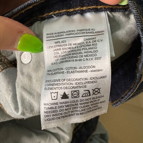 Men’s Signature Levi’s S61 Relaxed Jeans 36 x 30 - Picture 4 of 5